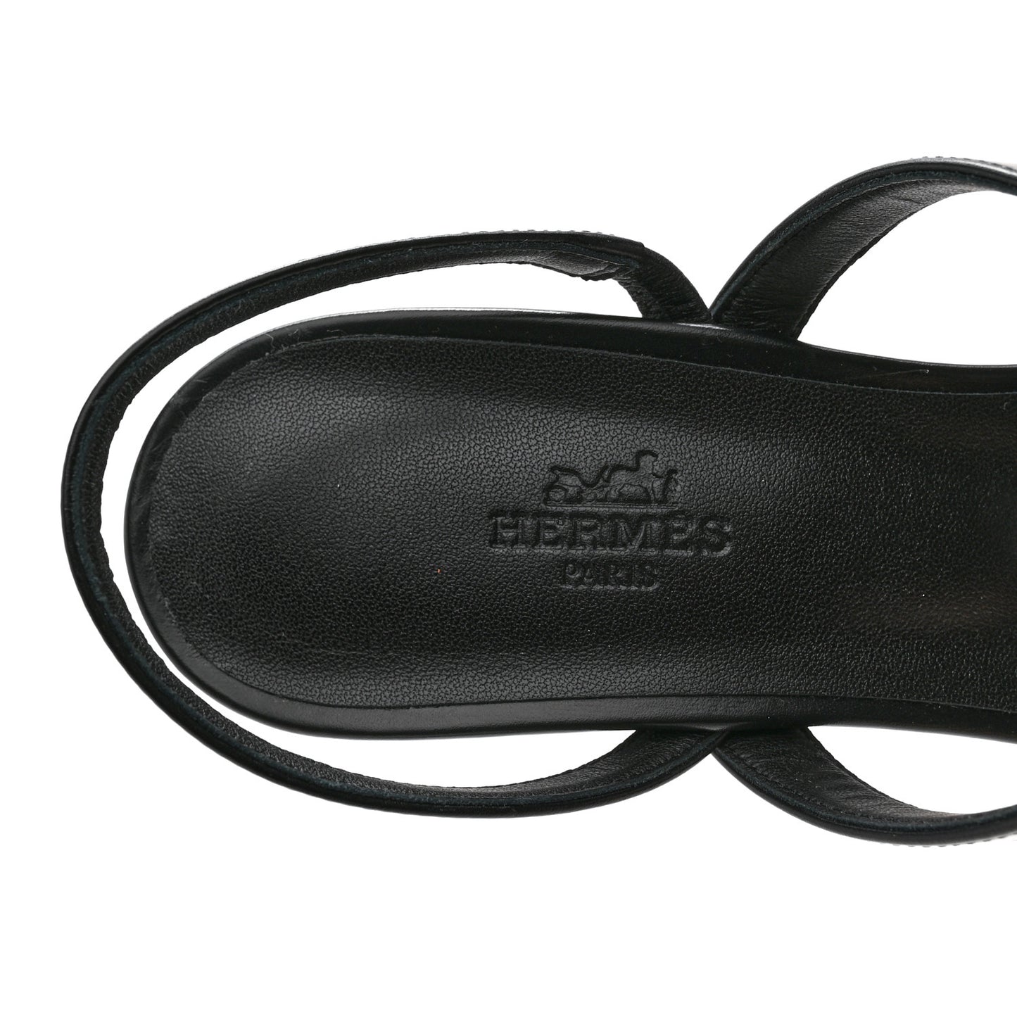 Calfskin Glamour 75 Sandals 38 Black