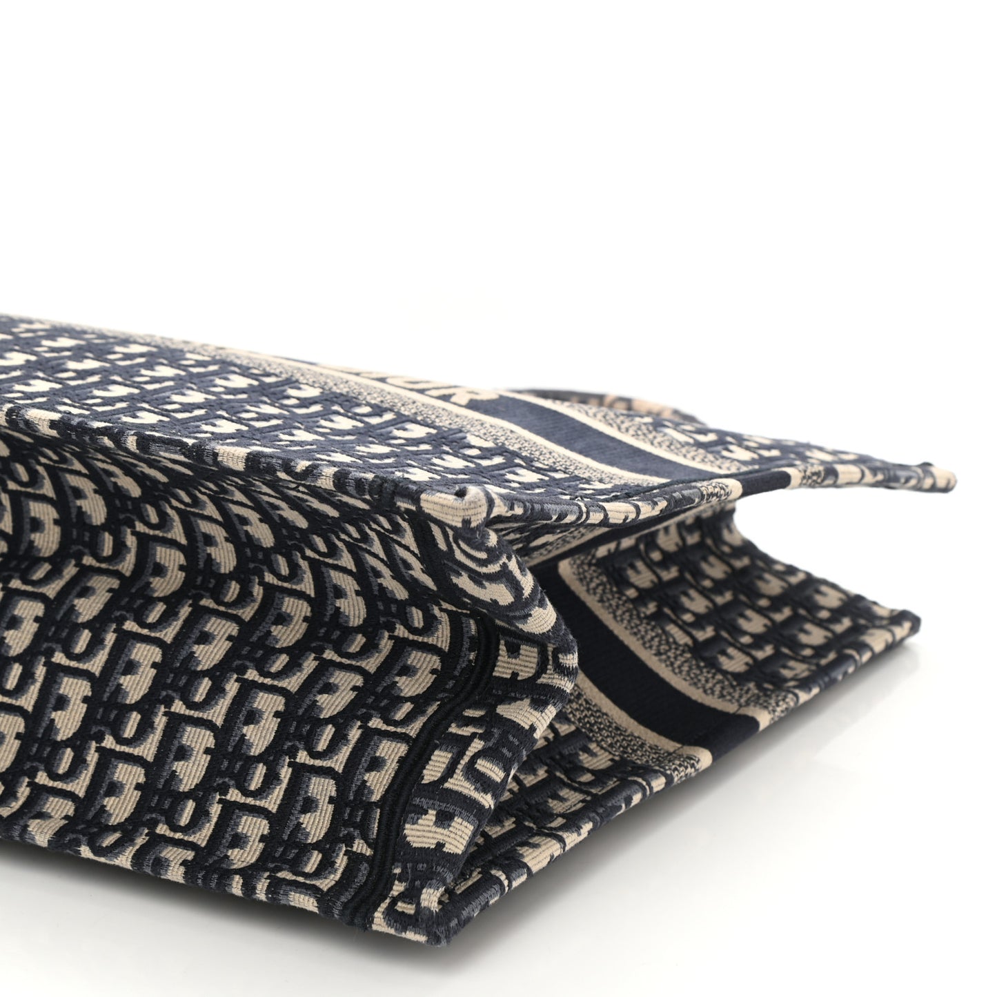 Oblique Large Book Tote Blue Multicolor