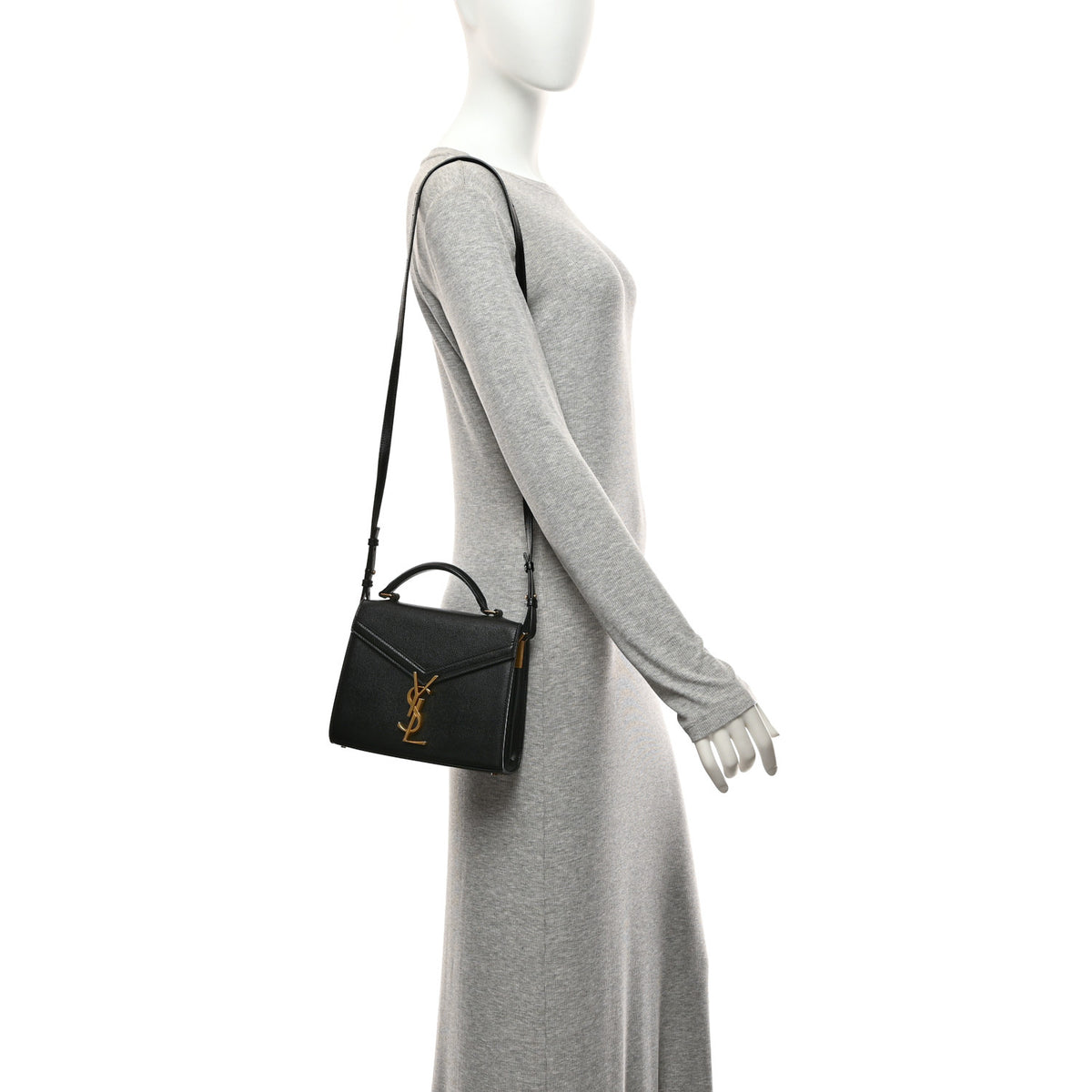 Grain de Poudre Mini Classic Monogram Cassandra Top Handle Black