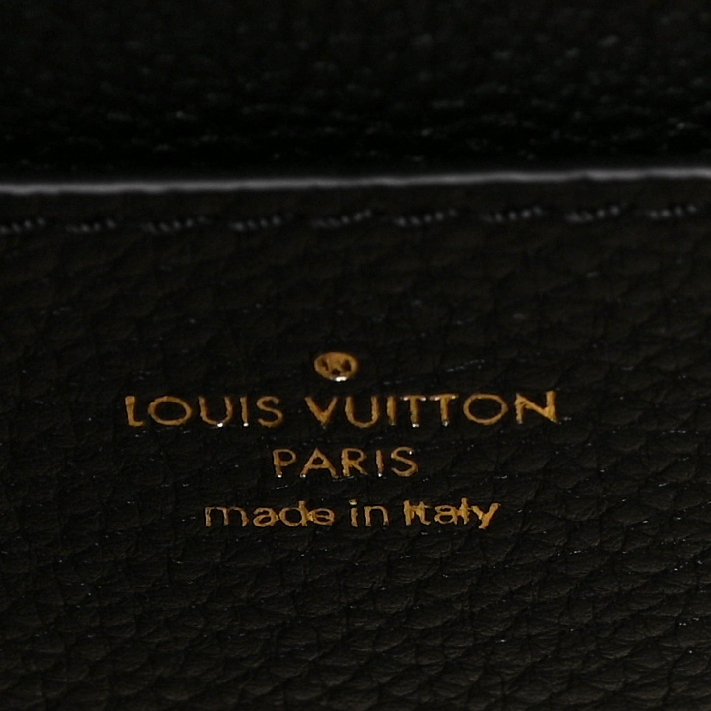 Grained Calfskin LV Pont 9 Soft PM Black