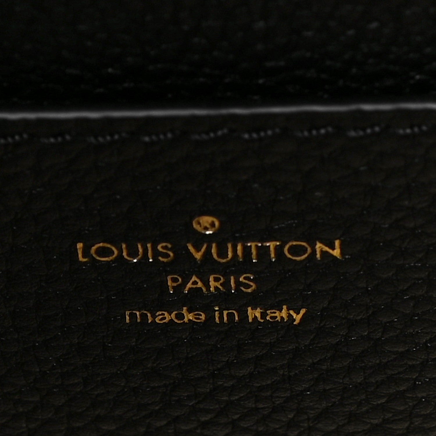 Louis Vuitton Grained Calfskin LV Pont 9 Soft PM Black 6 of 10