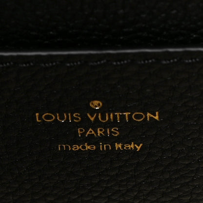Louis Vuitton Grained Calfskin LV Pont 9 Soft PM Black 6 of 10