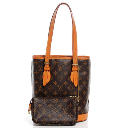 Louis Vuitton Monogram Petit Bucket 23 5 of 8