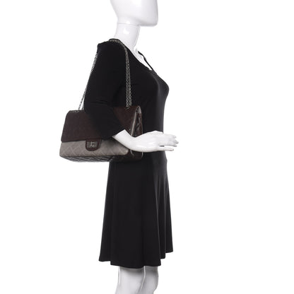 Chanel Caviar Iridescent Calfskin 2.55 Reissue 226 Flap Brown Grey 3 of 19