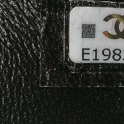 Chanel Lambskin Quilted Metal Small Top Handle Vanity Case With Chain Black 7 of 12