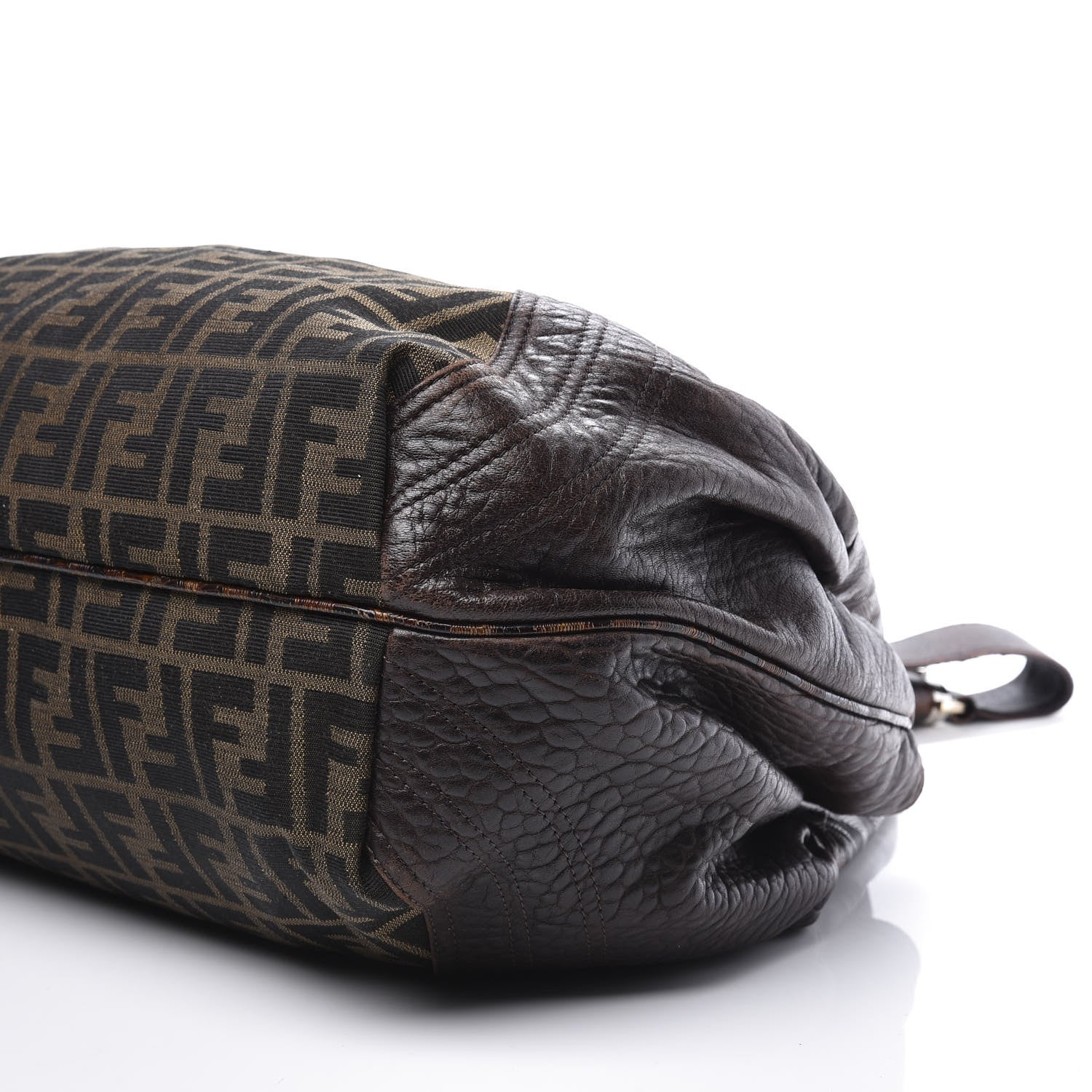 Fendi Zucca Nappa Nuvolata Vitello Tortuga Spy Tobacco Moro 8 of 12