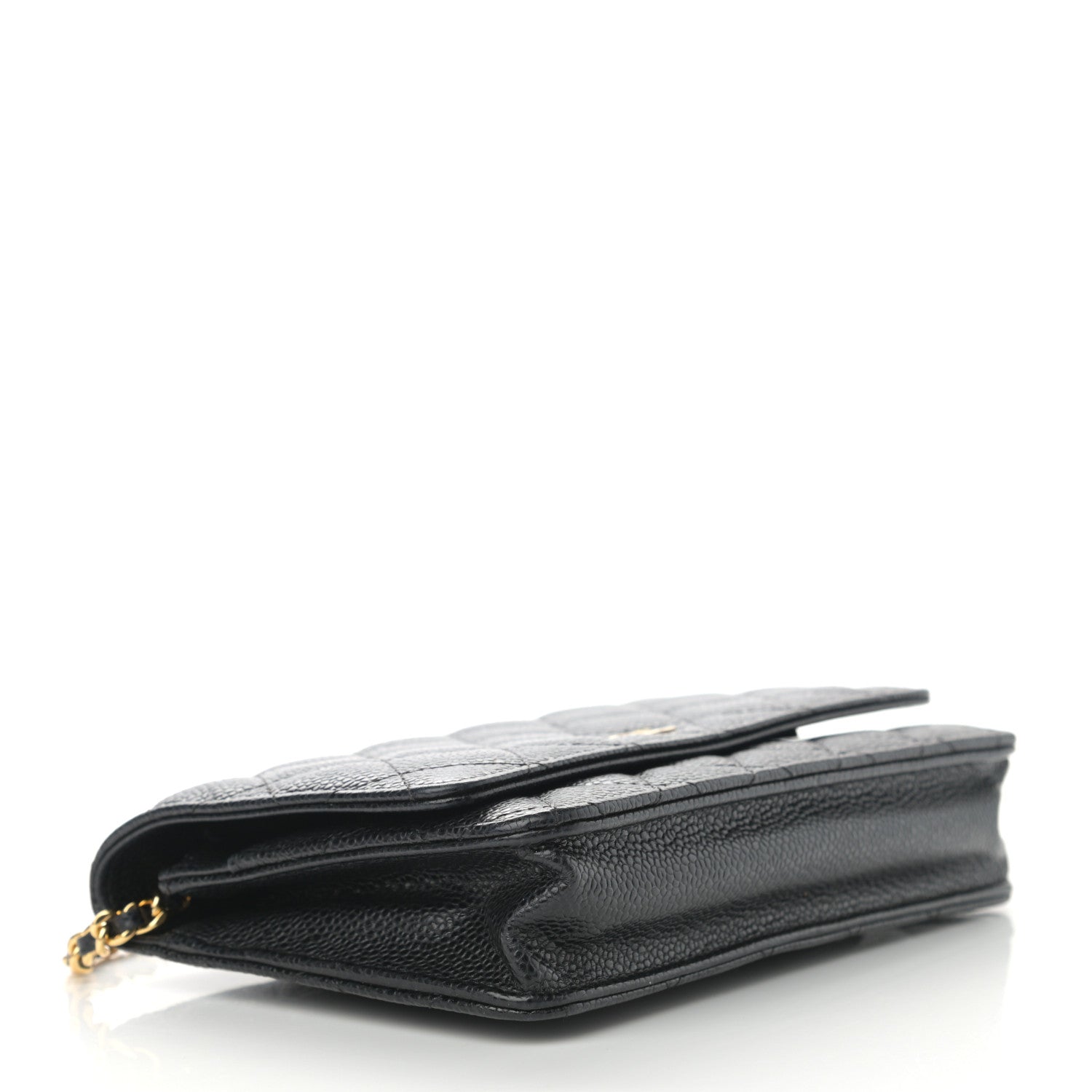Chanel Caviar Quilted Wallet On Chain WOC Black 4 of 12