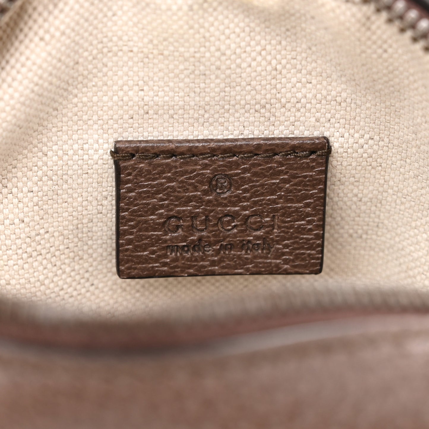 GG Supreme Monogram Web Mini Ophidia Messenger Brown