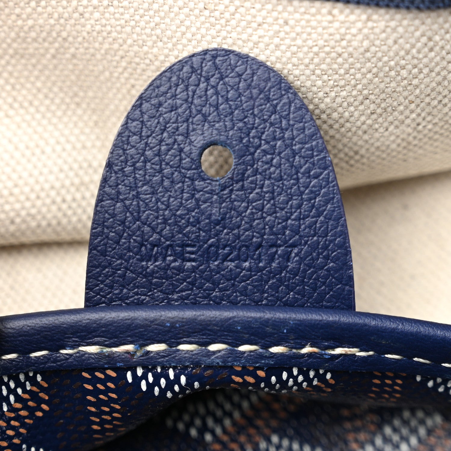 Goyard Goyardine Artois MM Navy 7 of 10