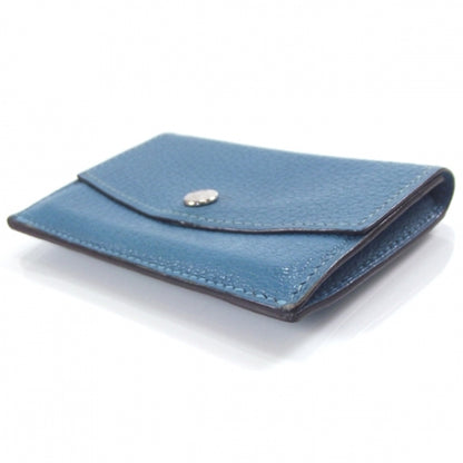 Hermes Epsom Card Holder Coin Purse Bleu 5 of 8