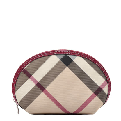 Burberry Nova Check Pouch Red 1 of 11