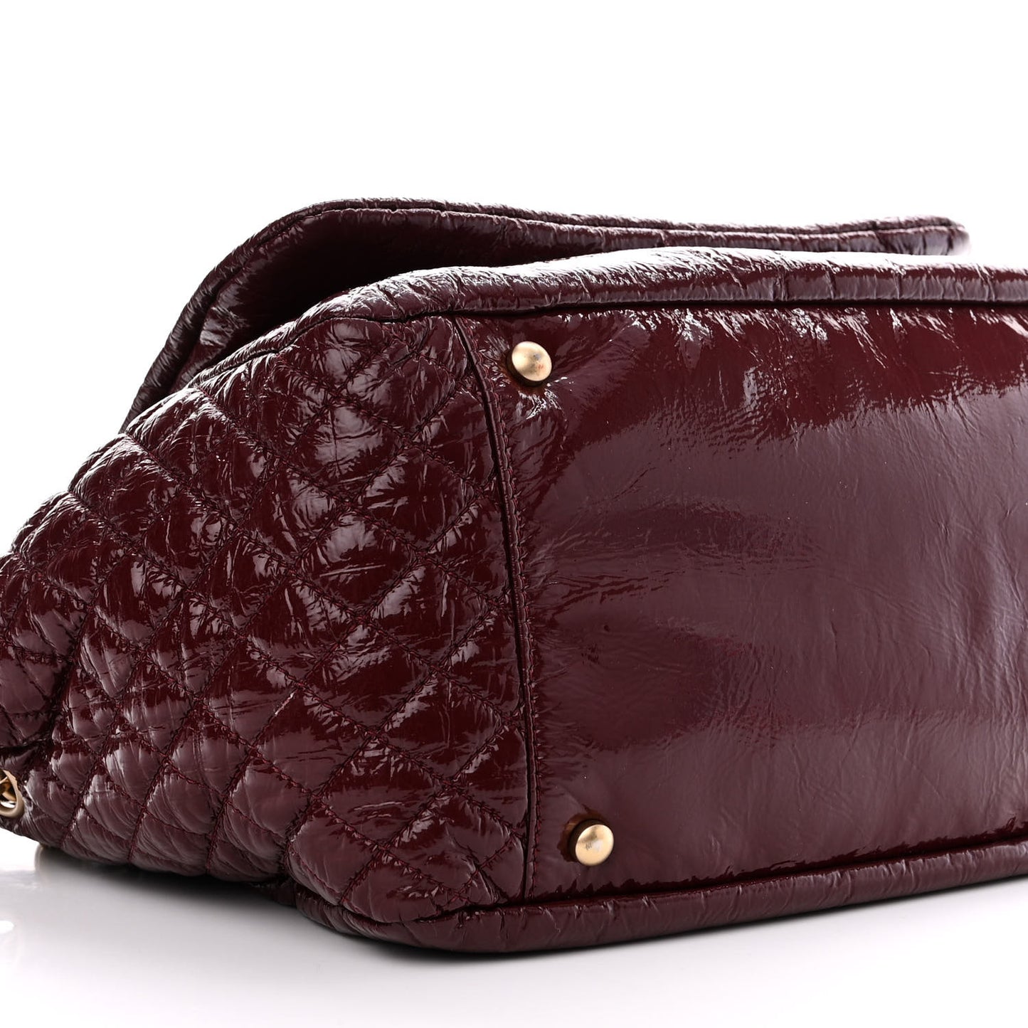 Vinyl Medium Rock and Chain Flap Bordeaux