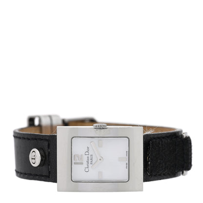 Christian Dior Stainless Steel Calfskin 20mm Malice Quartz Watch Black 2 of 4
