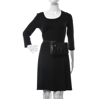 Chanel Lambskin CC Mania Waist Belt Bag Black 2 of 8