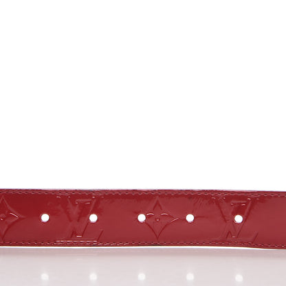 Louis Vuitton Vernis Ceinture 30mm Belt 80 32 Rouge 3 of 7