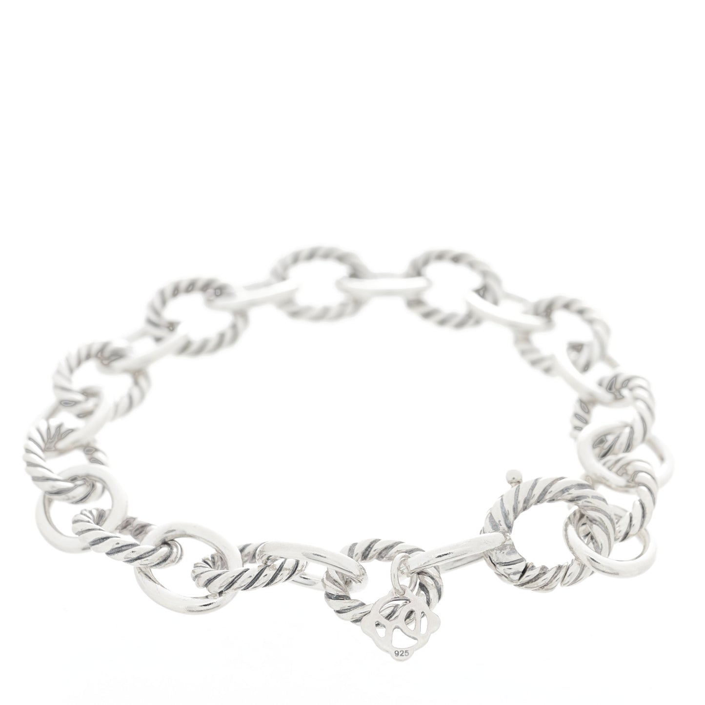 Sterling Silver 10mm Medium Oval Link Bracelet