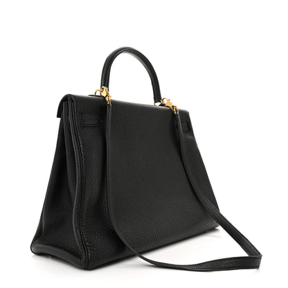 Hermes Togo Kelly Retourne 35 Black 4 of 18