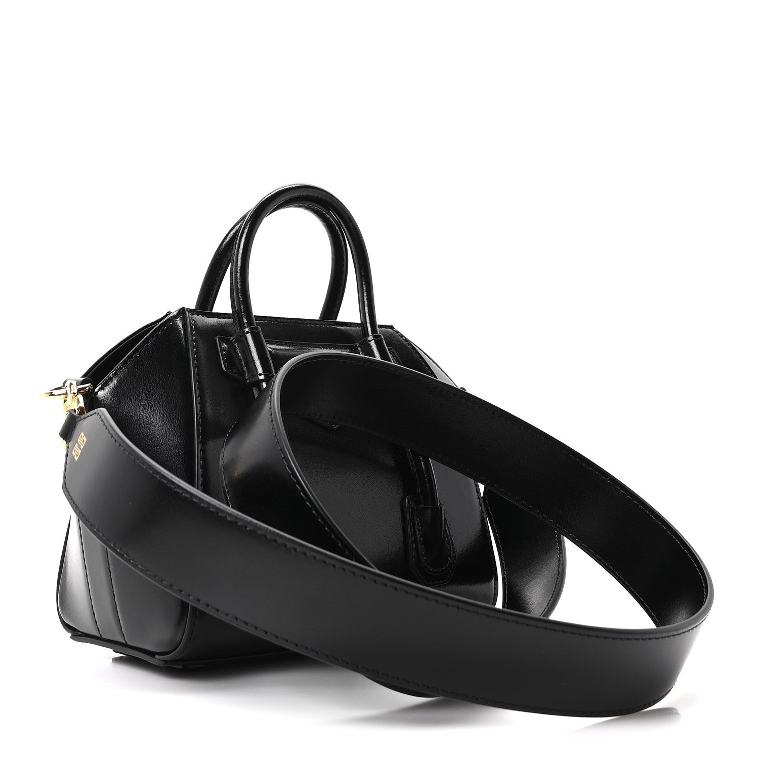 Givenchy Box Calfskin Toy Lock Antigona Shoulder Bag Black 2 of 8