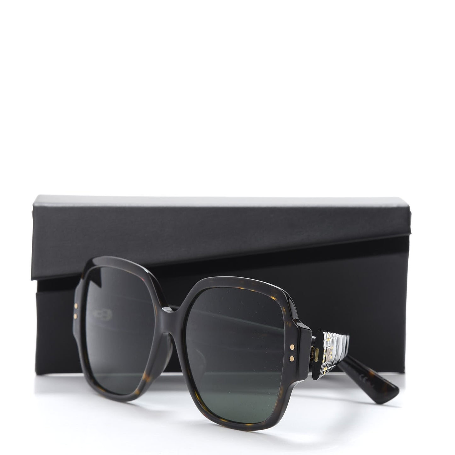 Lady Dior Studs 5F Sunglasses Tortoise