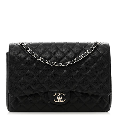 Chanel Caviar Quilted Maxi Double Flap Black 1 of 9