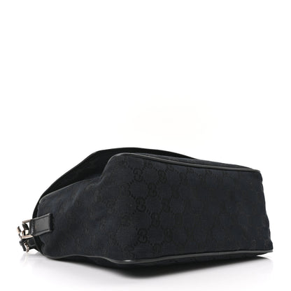Gucci Monogram Flap Pocket Messenger Bag Black 4 of 10