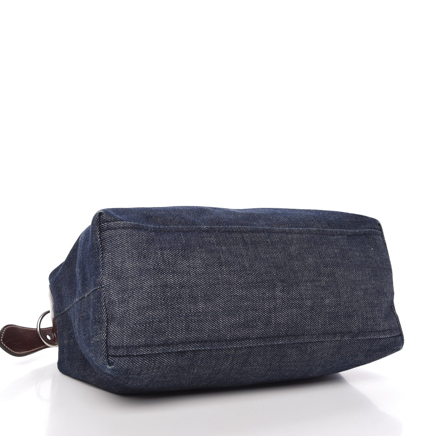 Prada Denim Shoulder Bag Bleu 4 of 10