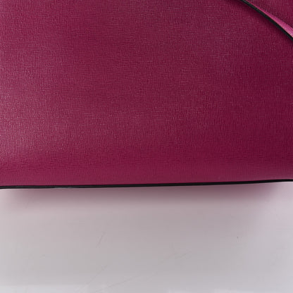 Fendi Vitello Elite Petite 2Jours Tote Magenta 11 of 13