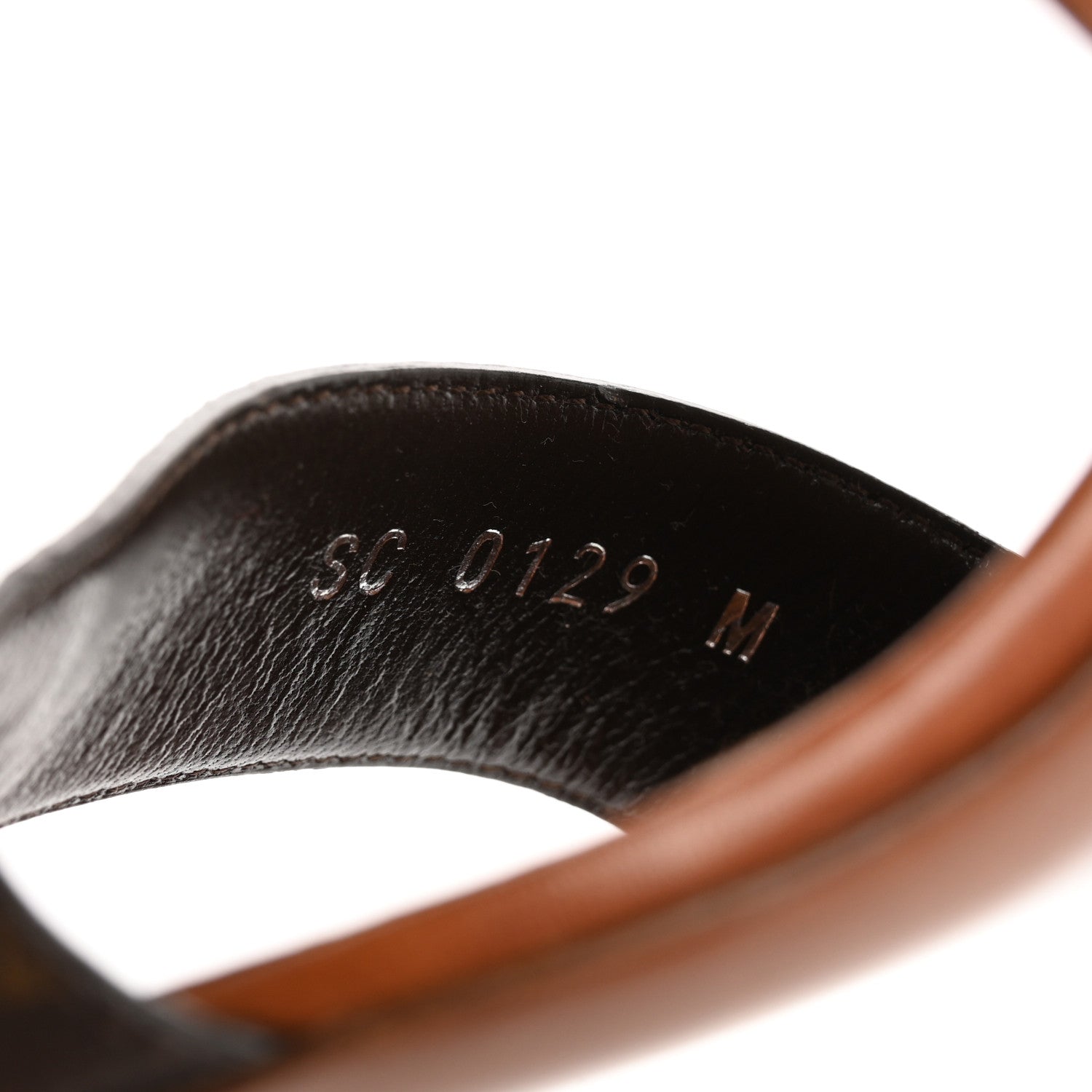 Louis Vuitton Calfskin Monogram Horizon Sandals 37.5 Cognac Brown 9 of 15