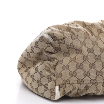 Gucci Monogram Large D Gold Hobo Off White 8 of 17