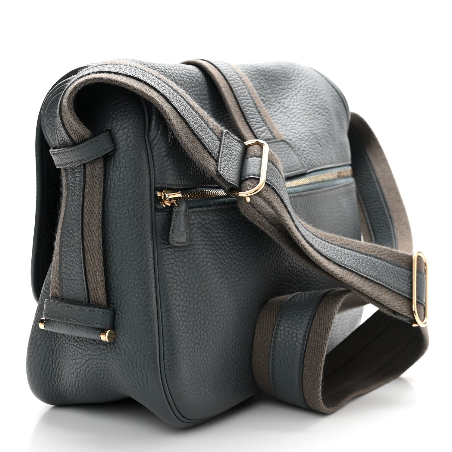 Hermes Taurillon Clemence Bourlingue Bleu Orage Etain 3 of 12
