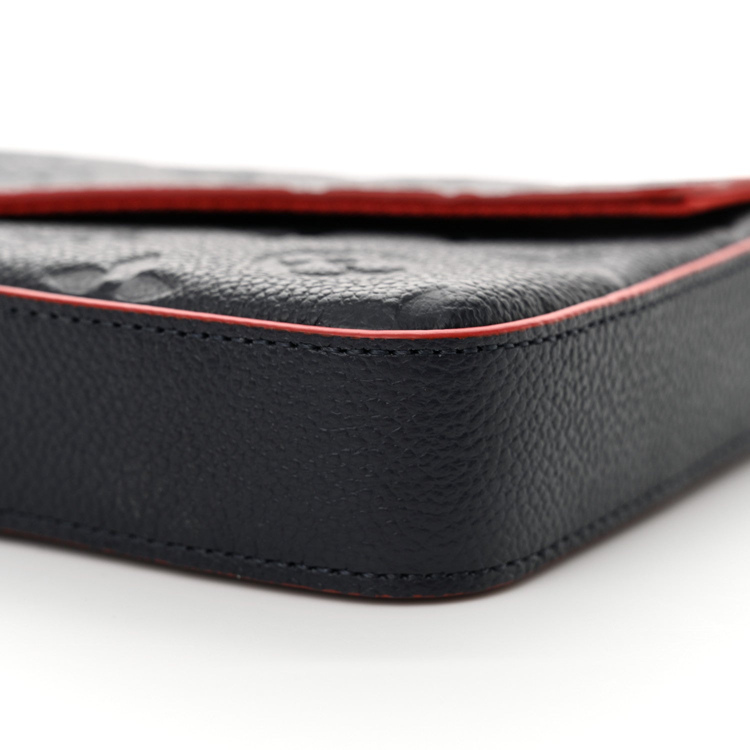 Louis Vuitton Empreinte Pochette Felicie Chain Wallet Marine Rouge 10 of 10