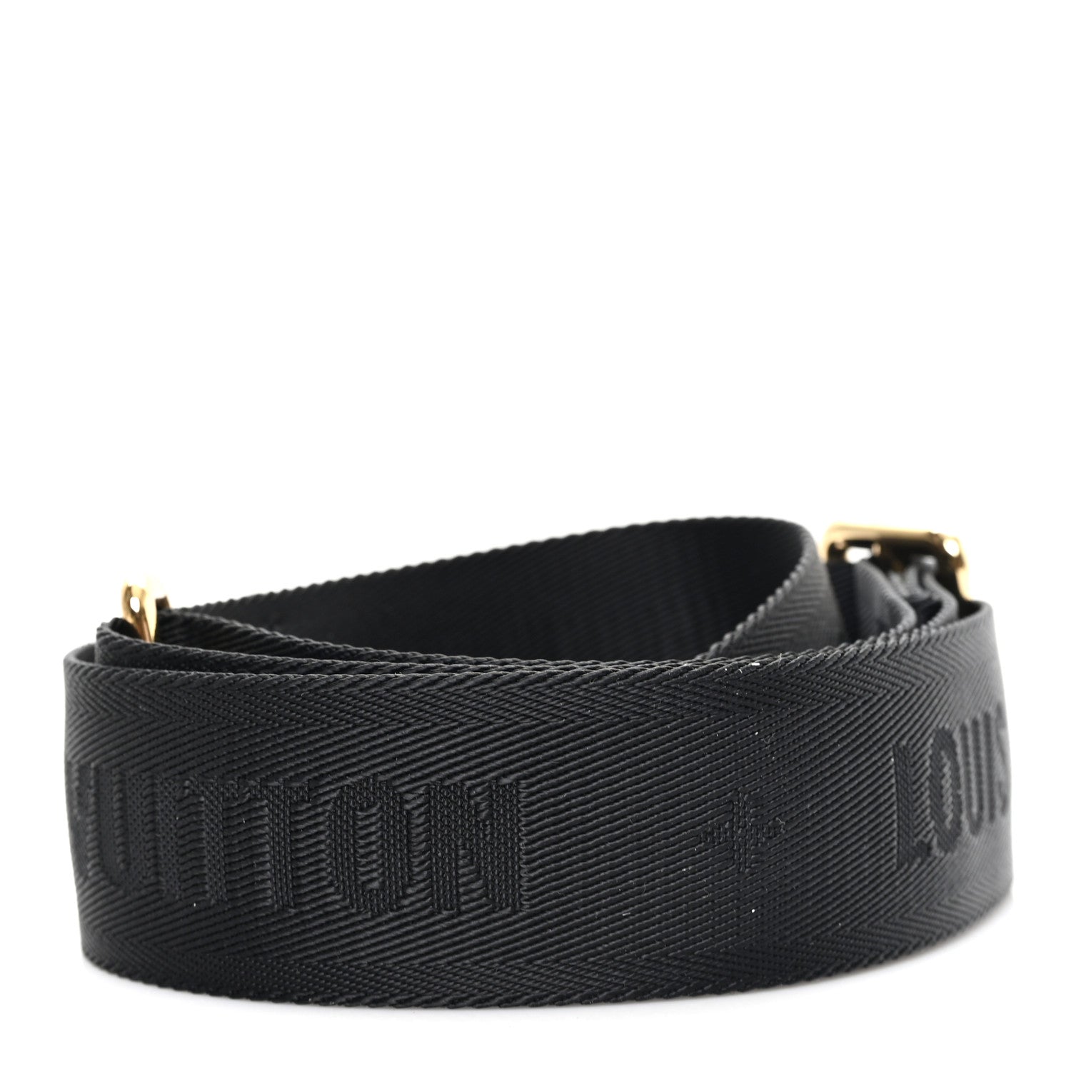 Louis Vuitton Nylon Multi Pochette Accessories Bandouliere Shoulder Strap Black 2 of 3