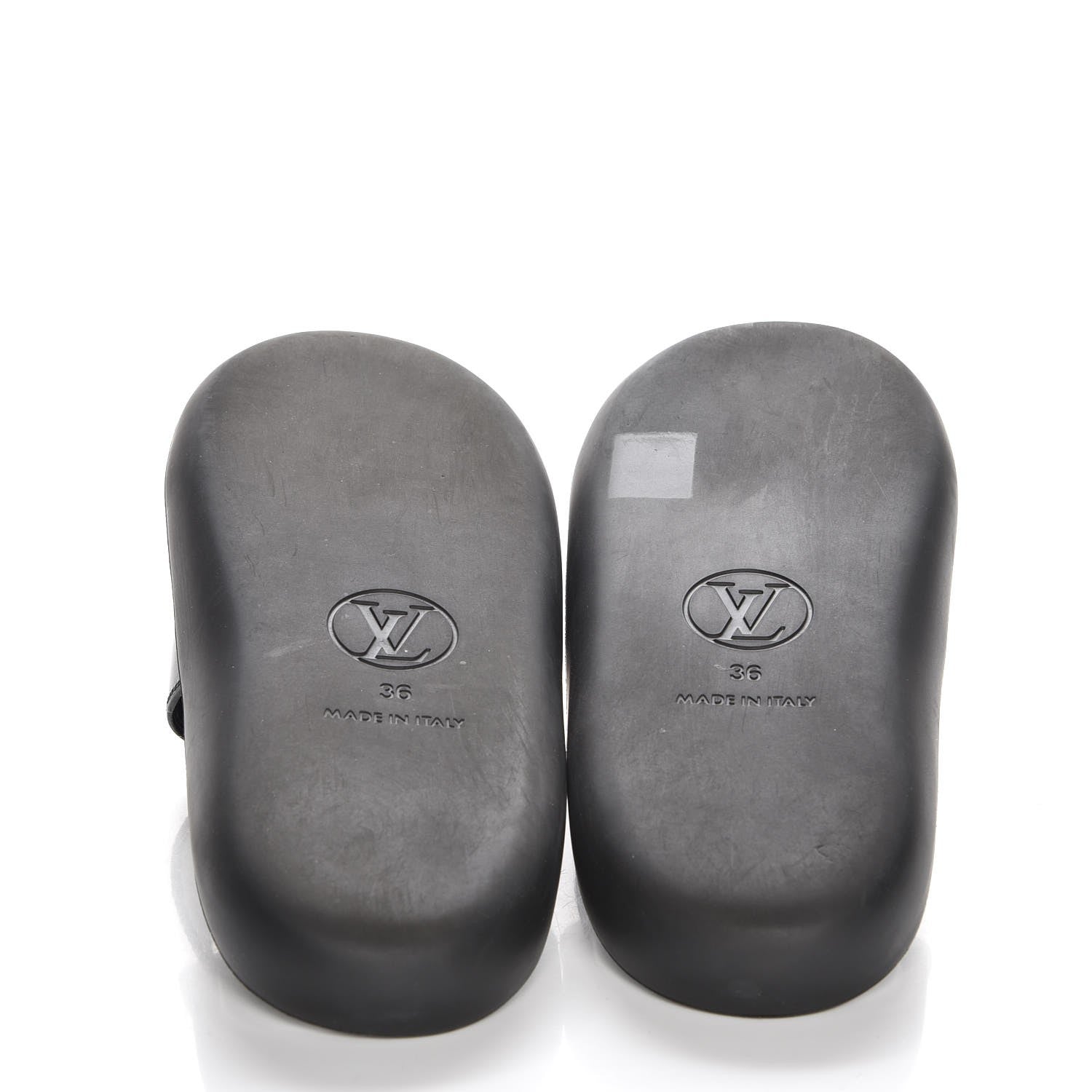 Louis Vuitton Calfskin Checkpoint World Tour Flat Mules 36 5 of 8