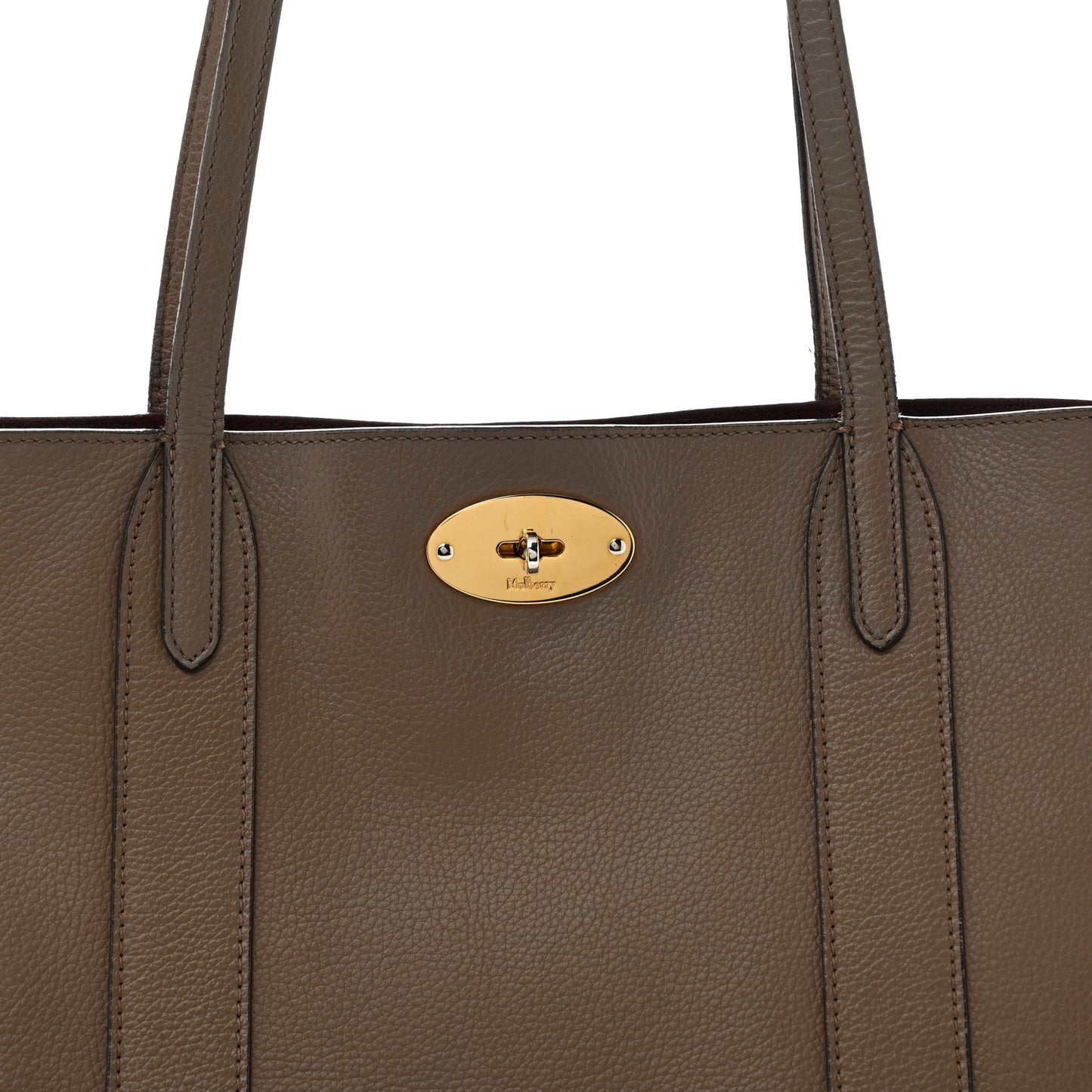 Small Classic Grain Bayswater Tote Cashmere Taupe