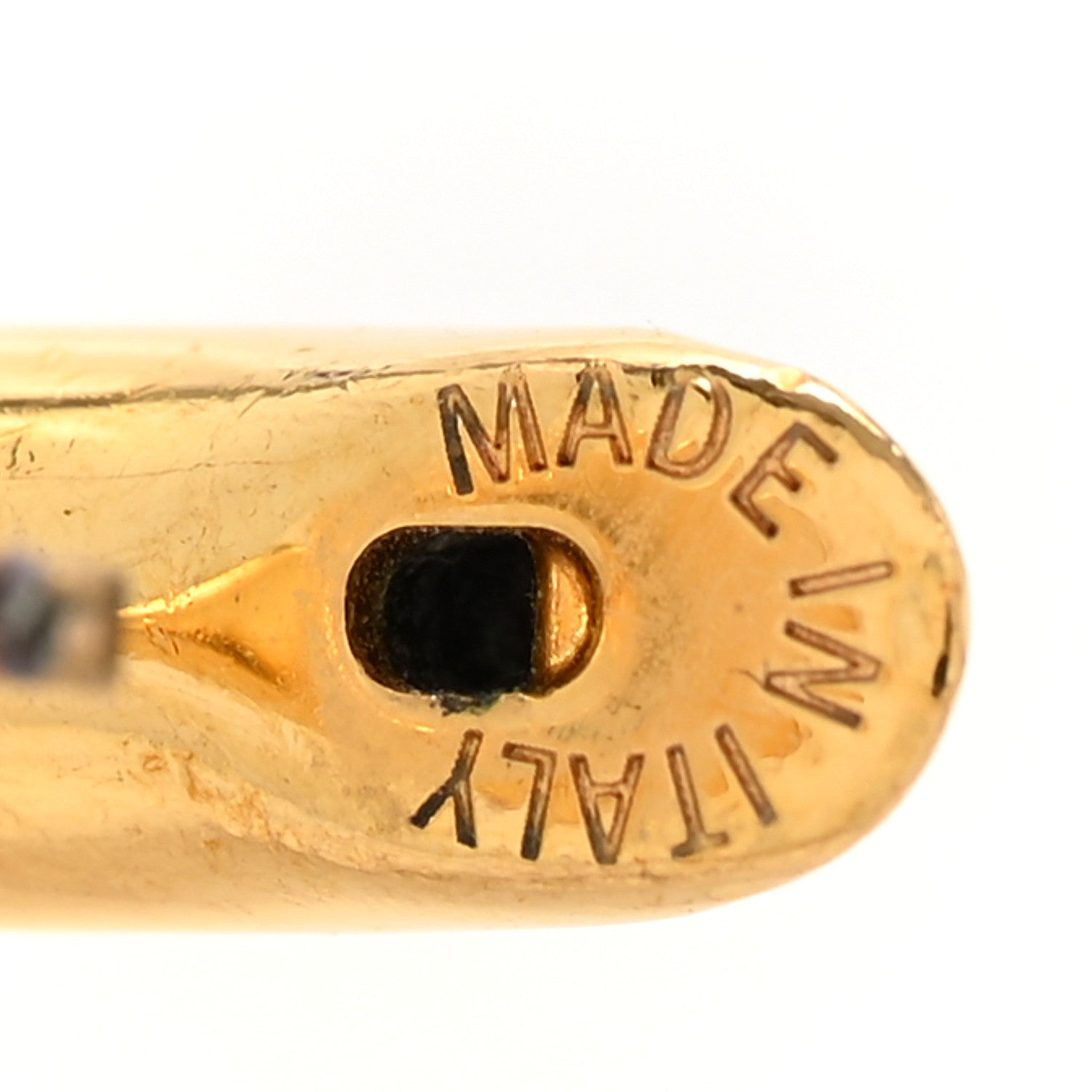 Balenciaga XS B Chain Drop Earrings Gold 1812194 – FASHIONPHILE