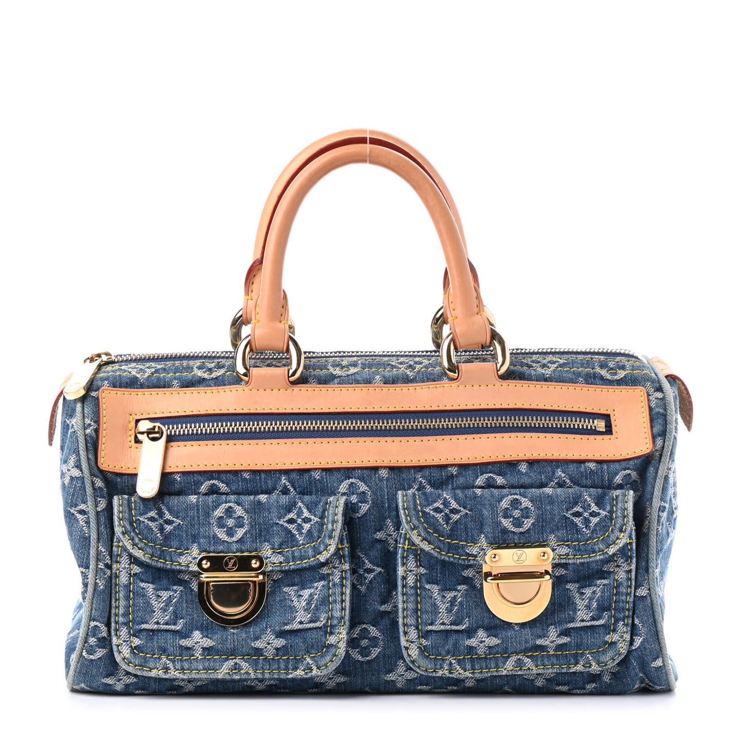 Monogram Denim Neo Speedy Blue