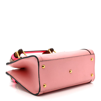 Gucci Wonka Grain Calfskin Mini Diana Tote Bag Wild Rose Fuxia Fluo 4 of 15