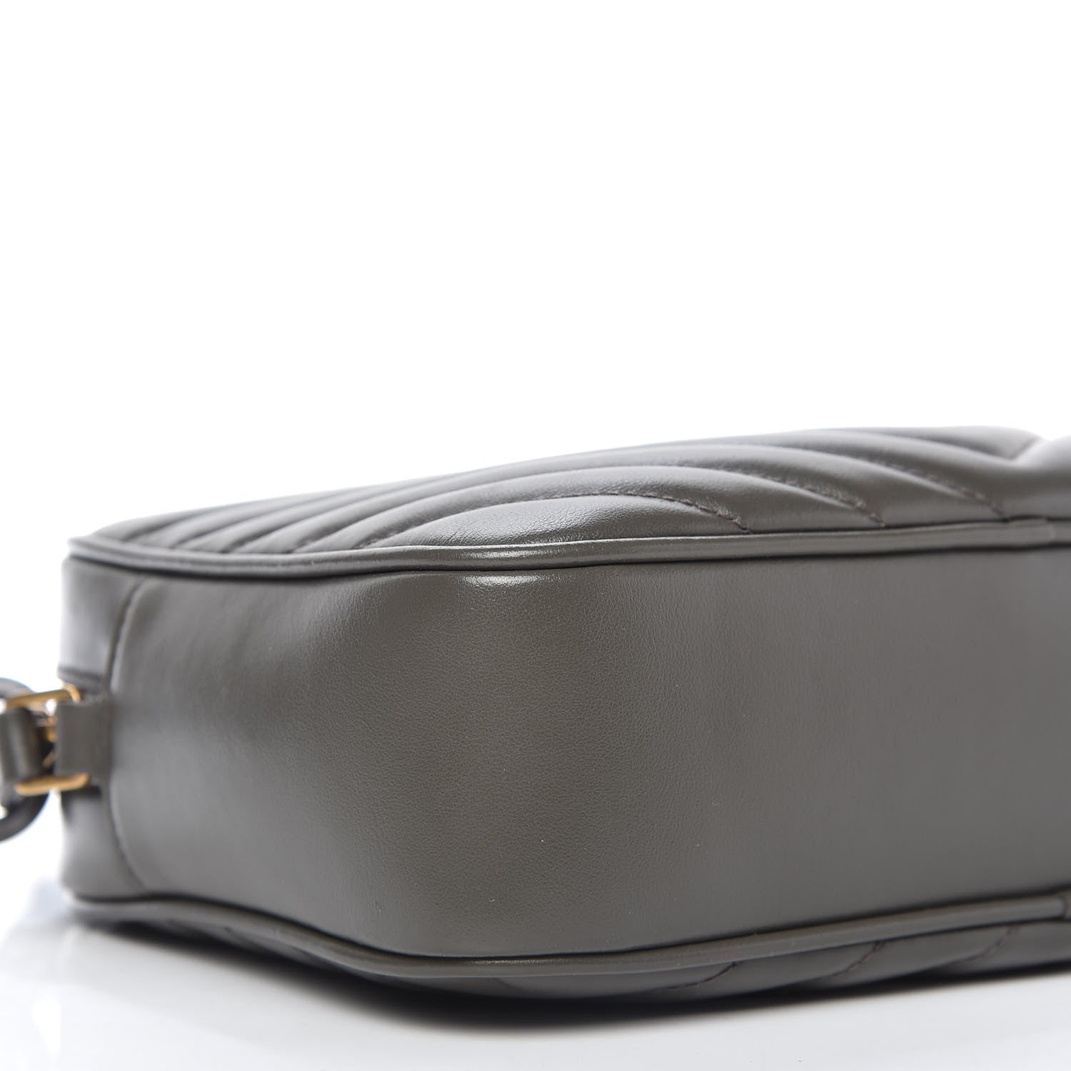 Saint Laurent Calfskin Matelasse Monogram Lou Camera Bag Sea Pebble 6 of 10