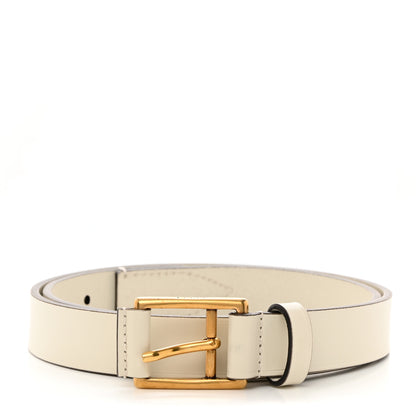 Gucci Textured Dollar Calfskin Quill Womens 20mm Belt 80 32 1 of 5