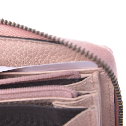 Gucci Calfskin Butterfly Farfalla Zip Around Wallet Perfect Pink 7 of 7