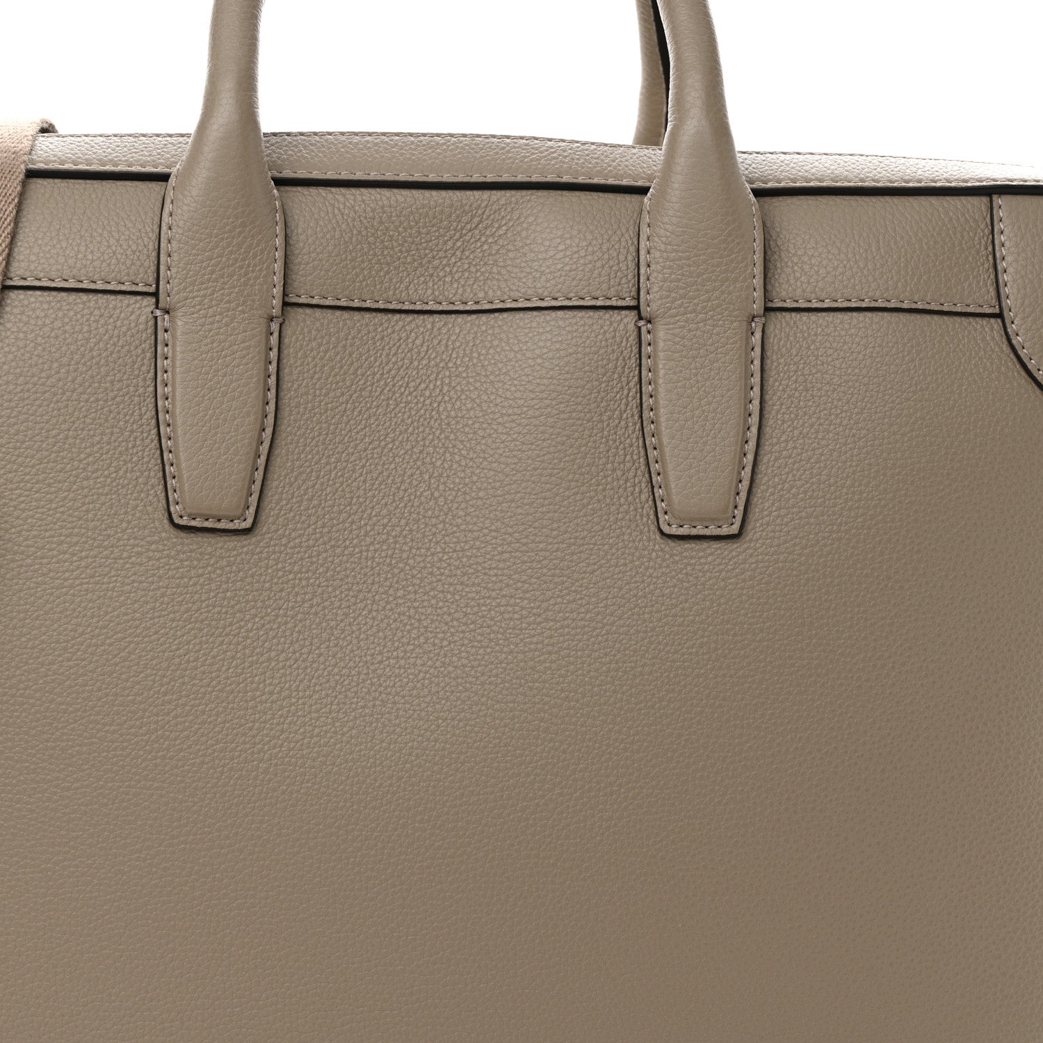 Mulberry Small Classic Grain Calfskin Belgrave Double Document Holder Solid Grey 8 of 11