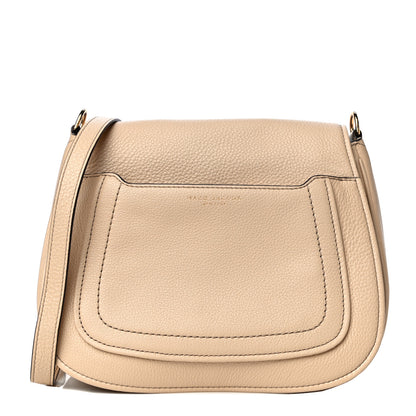 Marc Jacobs Calfskin Empire City Messenger Crossbody Beige 1 of 12
