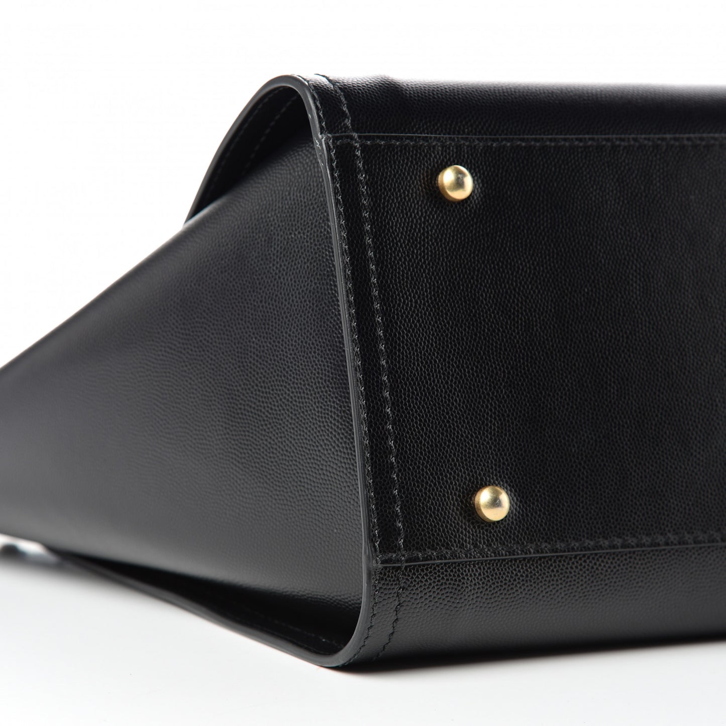 Caviar Small Studded Deauville Tote Black