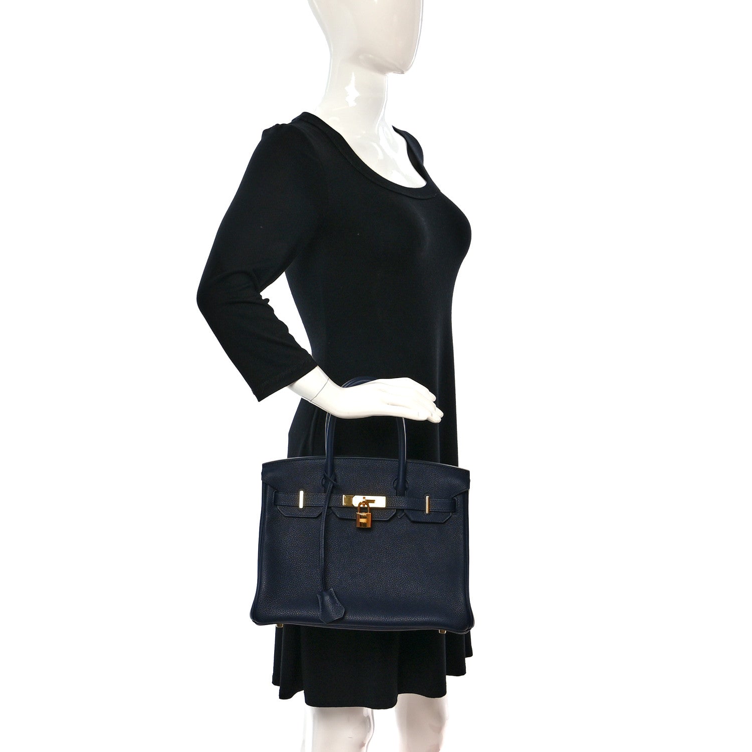 Hermes Togo Birkin 30 Bleu Nuit 2 of 12