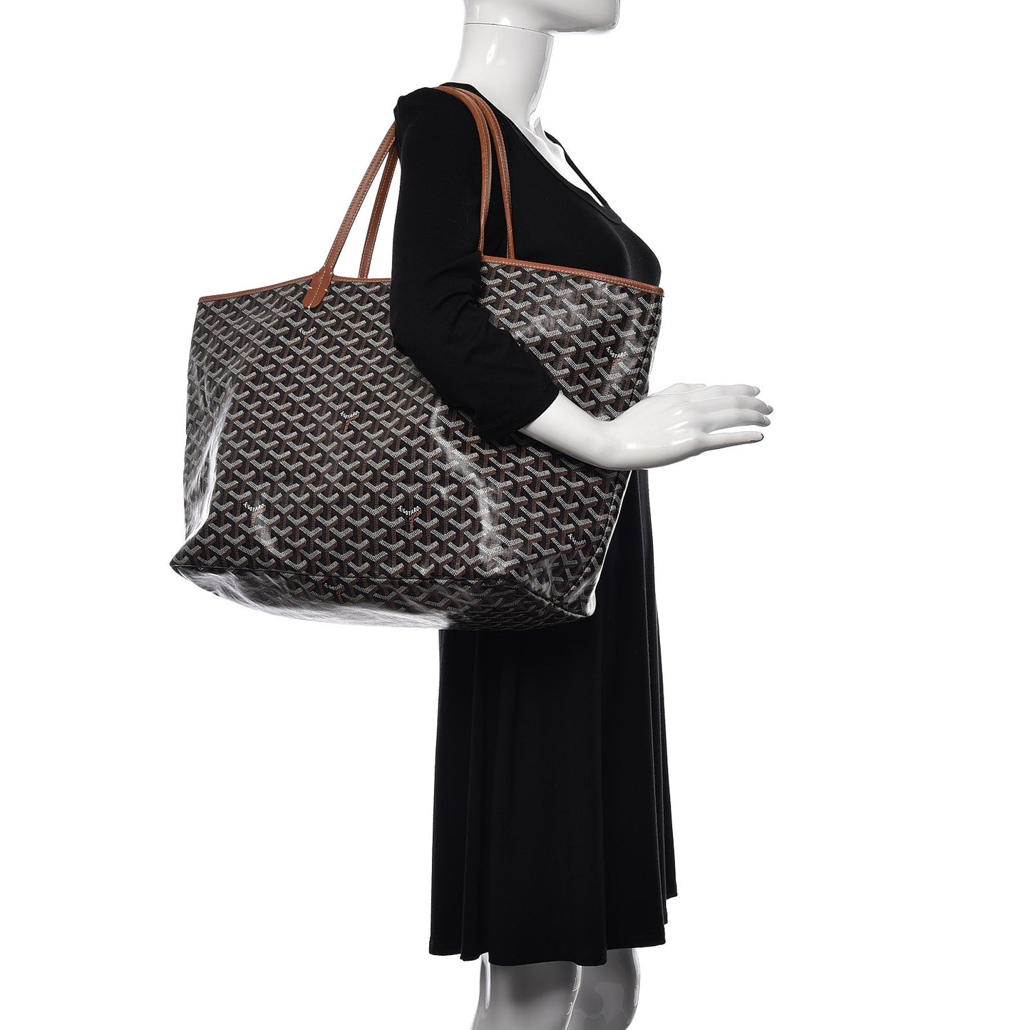 Goyardine Saint Louis GM Black Gold