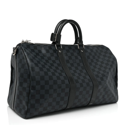 Louis Vuitton Damier Cobalt Keepall Bandouliere 45 2 of 12