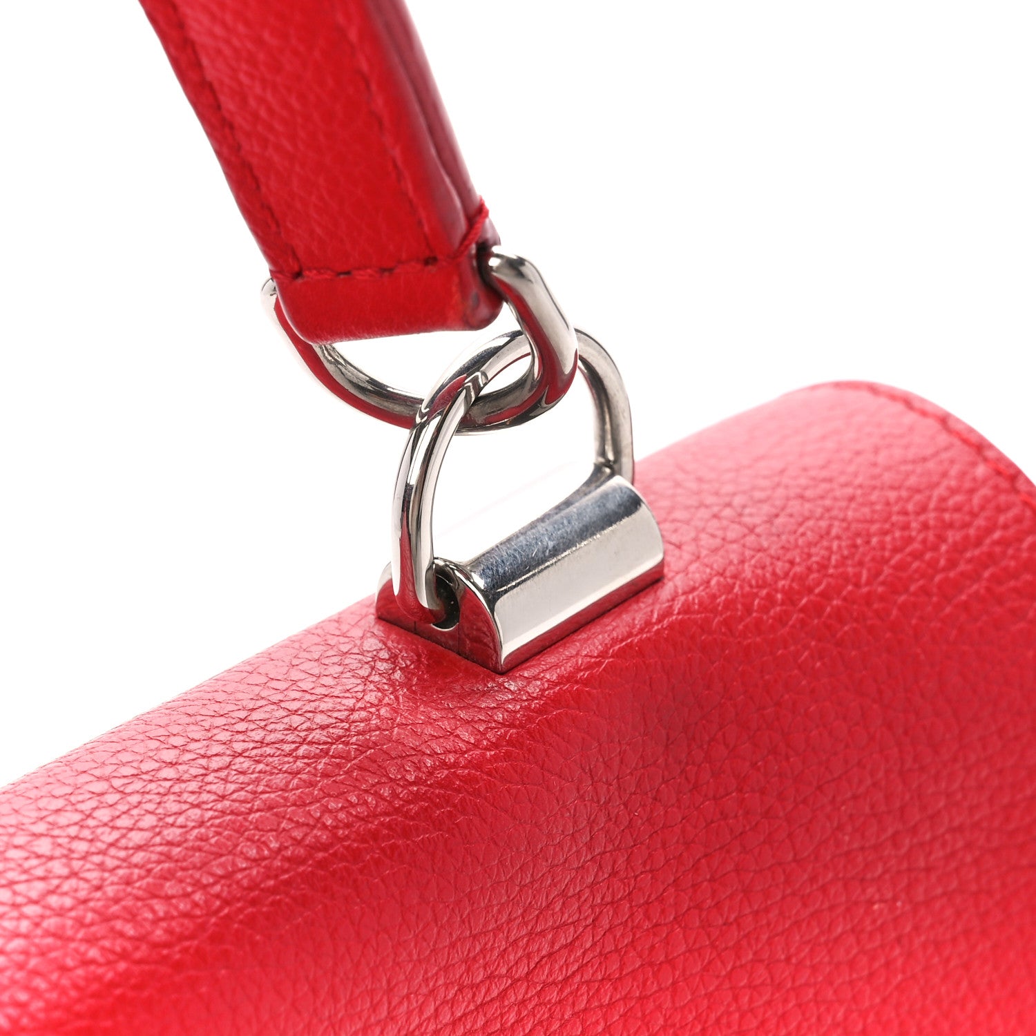 Louis Vuitton Soft Calfskin Lockme II Top Handle Rubis 16 of 18