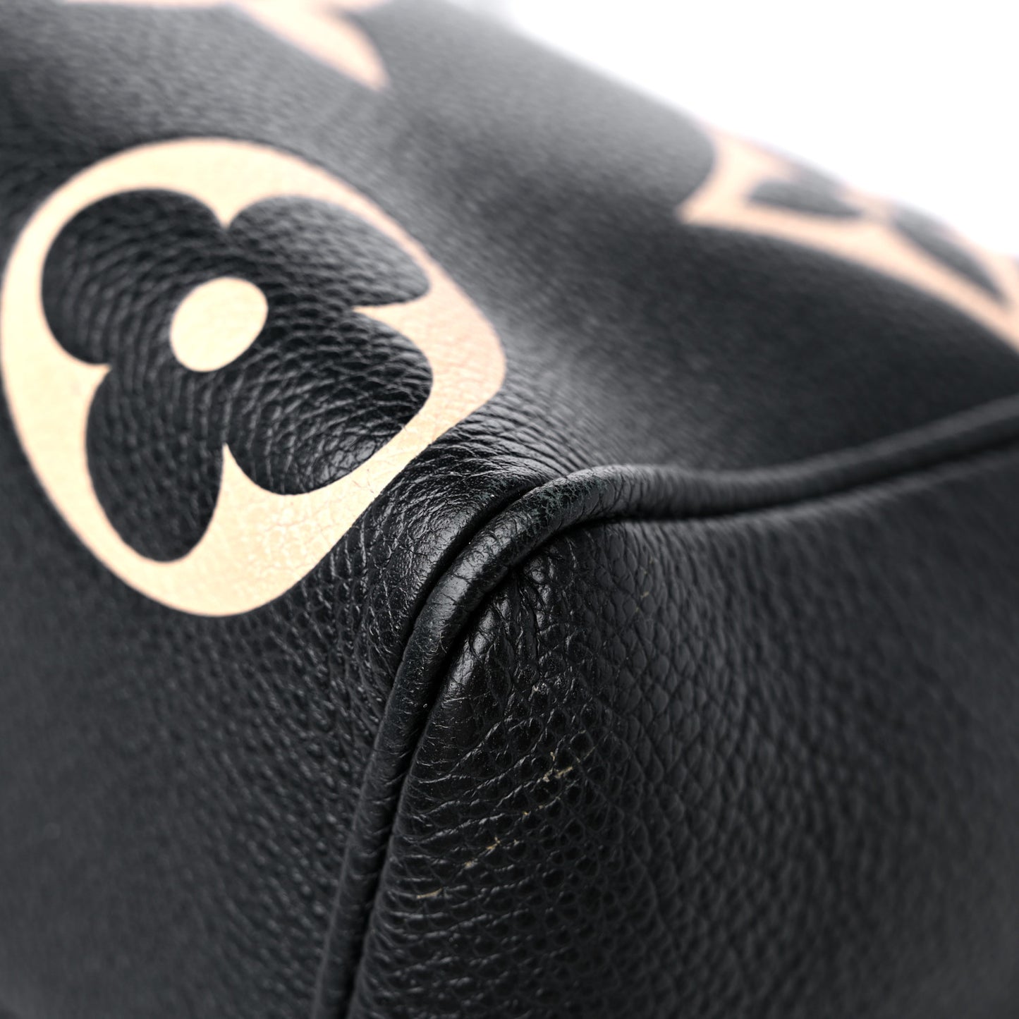 Empreinte Monogram Giant Speedy Bandouliere 25 Black Beige