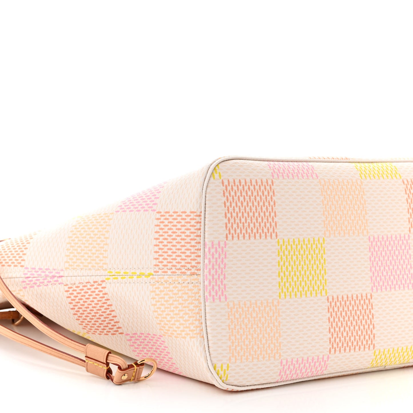Damier Giant Neverfull MM Peach