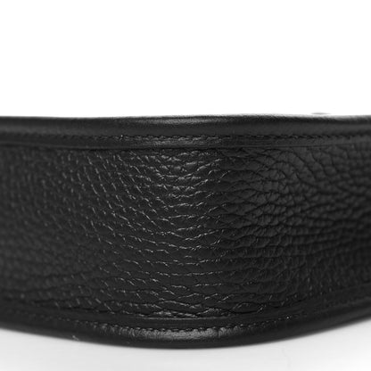 Hermes Taurillon Clemence Evelyne TPM Black 10 of 11